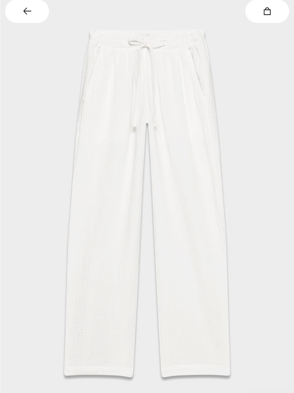 Aritzia Airplush Cotton Sail Pant
